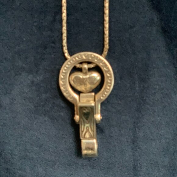 Brighton Heart ID Lanyard Badge Clip Necklace - Picture 8 of 8